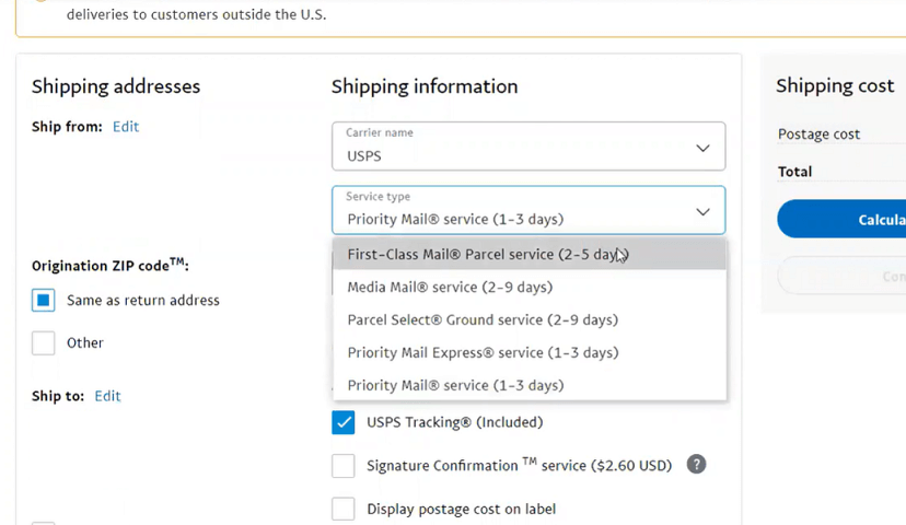 This image has an empty alt attribute; its file name is service-type-first-class-mail.png