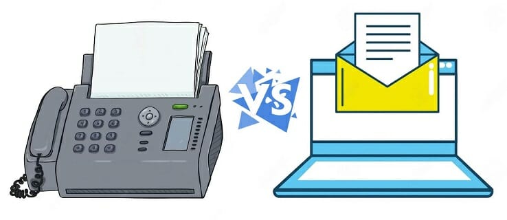 fax vs emails