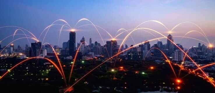 digital city with high speed internet connection